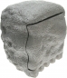Preview: Mehrfach Steckdose "Stein" 4-fach außen granit, für Direktanschluss