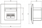 Preview: EKU EasyLink Datendose, 2xRJ45, UP Cat.6 / ClassE, RAL9010, horizontal