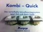 Preview: Kopp 3 Schutzkontakt-Steckdosen waagerecht, verdrahtet, Kombi-Quick