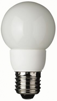 Energiesparlampe Glühlampenform 5W E27 Höhe 89mm