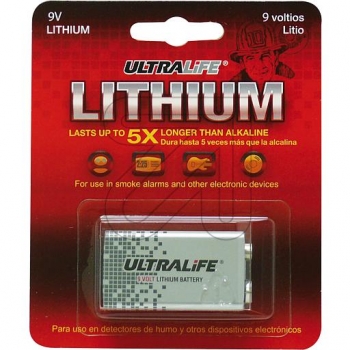 Lithium-Batterie 9V-Block U 9 VL