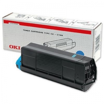 original OKI Tonerkassette cyan, für C3100, 42804515