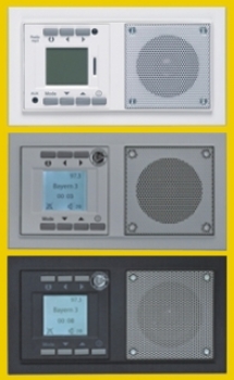 Klein KRADIO/80 silber matt UP-Radio mit Lautsprecher