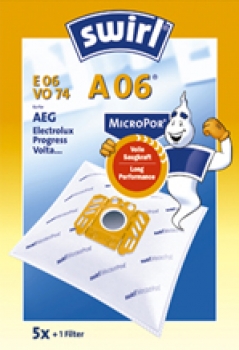 Swirl Micro Por Staubsaugerbeutel AEG Typ A 06 MicroPor