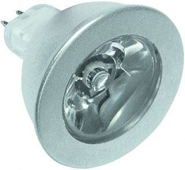 LED-Strahler mit 1W Power-LED MR16, 6.400K, coldwhite, 350mA