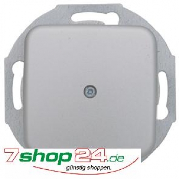 KLEIN- SI-K2527/80 Blindabdeckung mit Zugentlastung, silber matt RAL9006