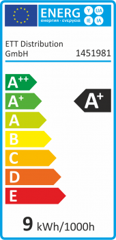 LED Filament Glühlampe "Filed", E27, 9W, 1055 lm, warmweiß, klar Alternative für 100W Glühbirnen