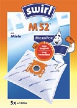 Swirl Micro Por Staubsaugerbeutel Miele Typ M 52 MicroPor