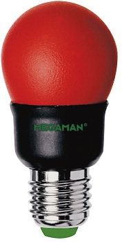 Party Color Energiesparlampe MEGAMAN ROT E27 7W - MM25019