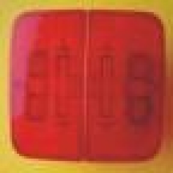 KLEIN-SI K2505/170 Doppelwippe, rot transparent
