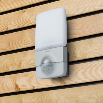 THEBEN LED-spotlight 11W theLeda P12 AL, 4000K 900lm, with motion-detector, Colour: aluminium