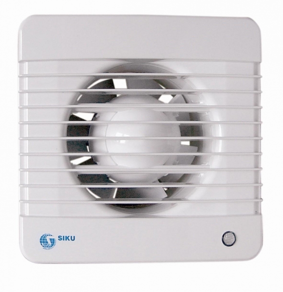 Siku 100 MTHL Wand- und Decken-Ventilator Axial mit Kugellager DM 100 mm Timer/Hydro