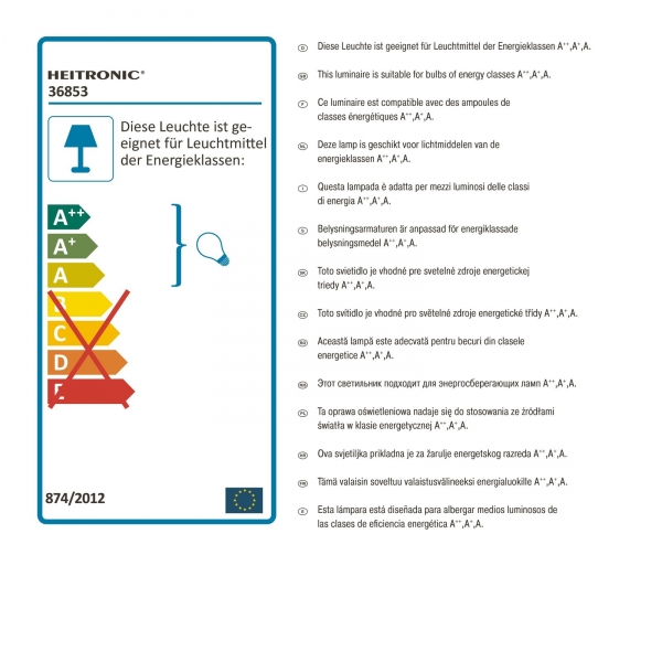 Heitronic Bodeneinbaustrahler POTSDAM, eckig, GU10, Außernbereich, IP 67