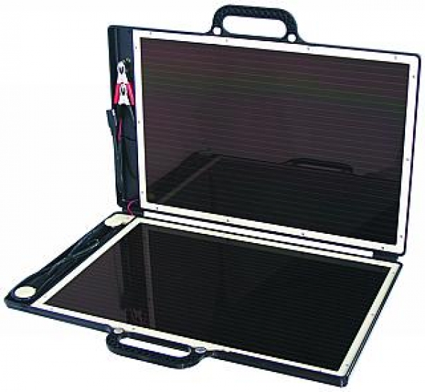 Solar-Panel "SPK-13" 13W/12V, LxB ca.65x52cm Solarzelle für Notebooks, Handy und Radios
