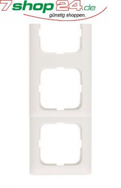 KLEIN-SI K2513L/14 Busch-Jäger 2513-214K-101 Rahmen, 3-fach, Linear, f. Kanalmontage, reinweiß