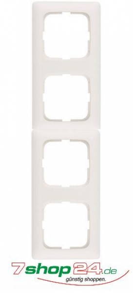 KLEIN-SI K2514L/14 Busch-Jäger 2514-214K Rahmen, 4-fach, Linear, f. Kanalmontage, reinweiß