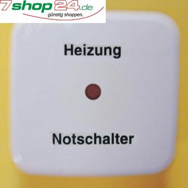 KLEIN-SI K2520/14H Einzelw.r. Kalotte Heizungs-Notschalter reinweiß