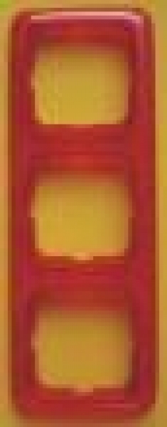 KLEIN-SI K2513/170 Rahmen 3-fach, rot transparent