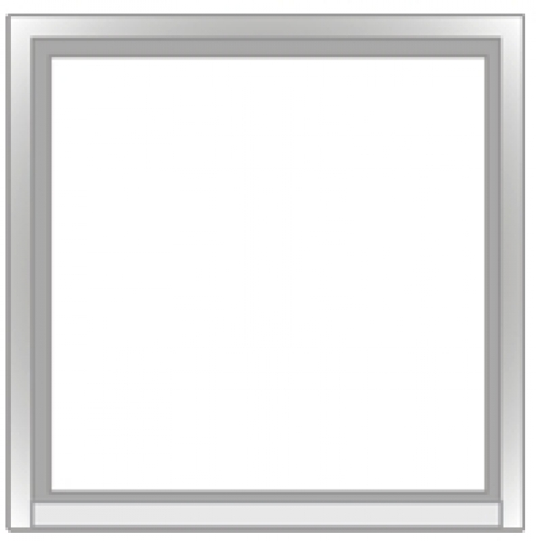 Klein K55681050/04 reinweiß K55®-K50®-Zwischenrähmchen z.B. für GIRA Standard 55
