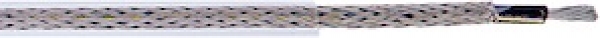 Geschirmte, PVC-basierte Verdrahtungseinzelader LiYCY 1x0,75 Niedervolt Koaxleitung, transparent, Preis pro Meter