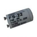 Havells Sylvania Starter FS-22 RAF, für Serienschaltung 230 V / Einzelschaltung 120 V Philips S2 4-22W